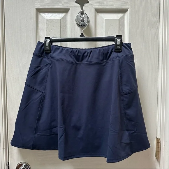 NWT Talbots Navy Blue A-Line Skort Size LP - Picture 1 of 7